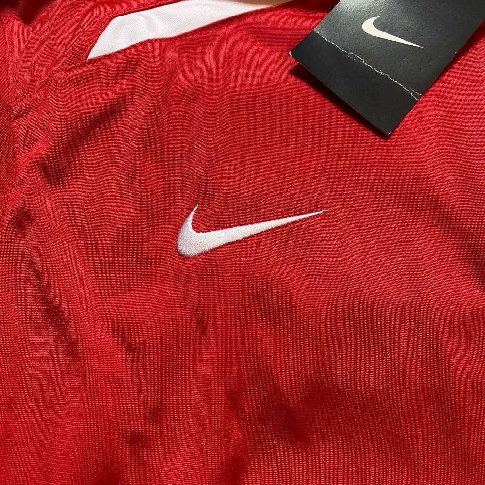 NWT Nike Team Overtime Full Zip Track Jacket Men's Red Size Large 